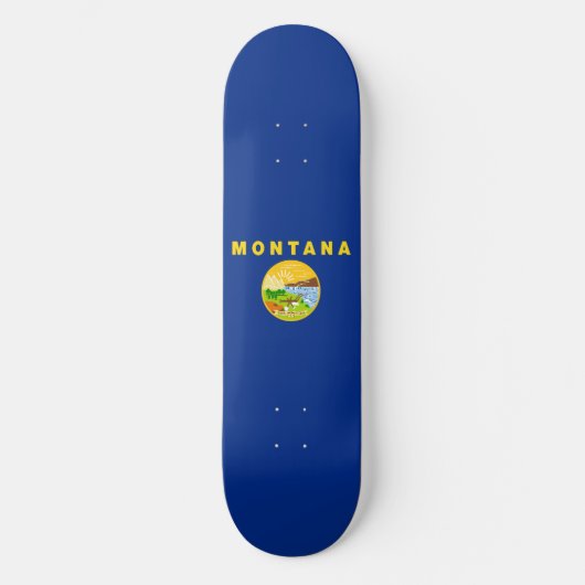 Montana Staatsvlag Skateboard (Voorkant)