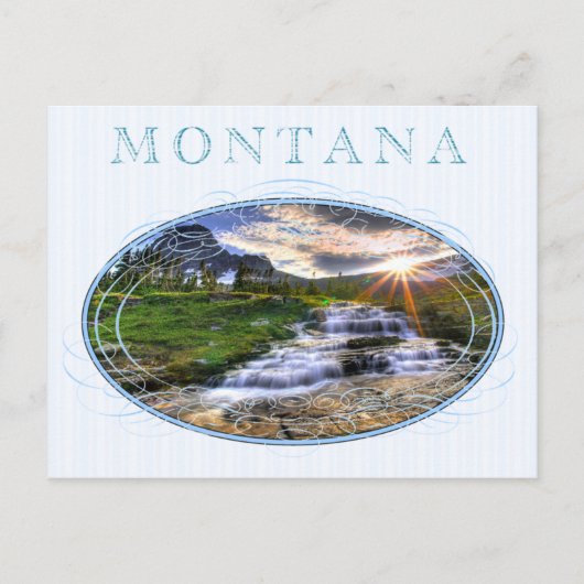 Montana State Postcard Briefkaart (Voorkant)