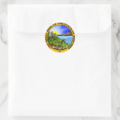 Montana State Seal Stickers (Tas)