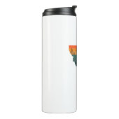 Montana State Tree Silhouette Thermosbeker (Gedraaid links)