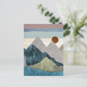 Montana Striped Sky Briefkaart (Staand voorkant)