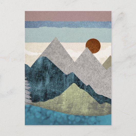 Montana Striped Sky Briefkaart (Voorkant)