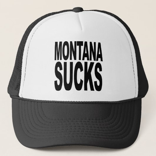 Montana Sucks Trucker Pet (Voorkant)