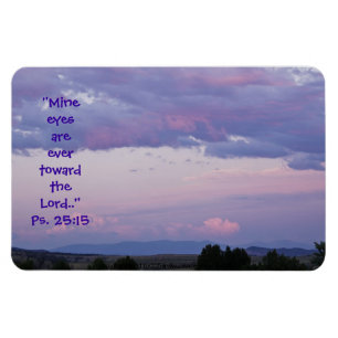 Montana Sunset Magnet met Scriptversie Verse Magneet