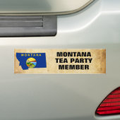 MONTANA TEA ARTITY BUMPERSTICKER (Op auto)