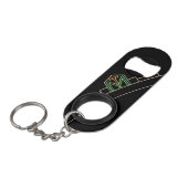 Montana Tech Bottle Opener Sleutelhanger Mini Flessenopener (Voorkant Gekanteld)