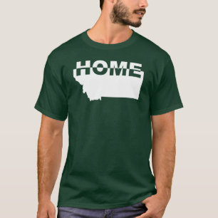 Montana Thuis Weg Van Staat T-Shirt Tees
