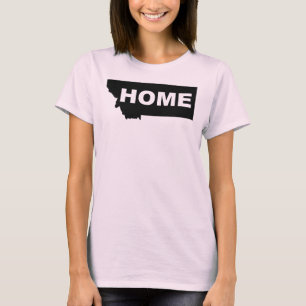 Montana Thuis Weg Van State T-Shirt Tees