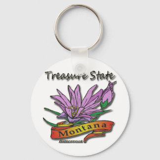 Montana Treasure State Bitterroot Sleutelhanger