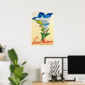 Montana, Valais, Suisse, Affiche de ski (Bureau à domicile)