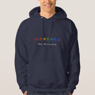 Montana, Verenigde Staten. Big Sky Land. Hoodie