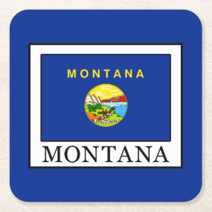 Montana Vierkante Kartonnen Onderzetter