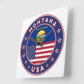 Montana Vierkante Klok (Hoek)