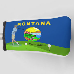 Montana vlag golfheadcover