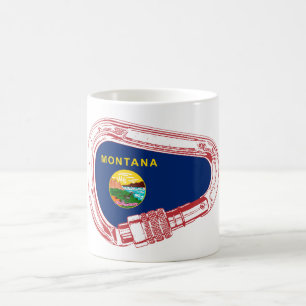 Montana-vlag, klimmer koffiemok