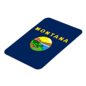 Montana vlag magneet (Linkerzijde)