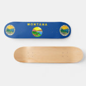 Montana vlag skateboard (Horizontaal)