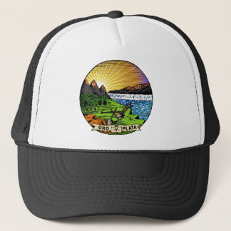 Montana-vlag Thema 01 Trucker Pet