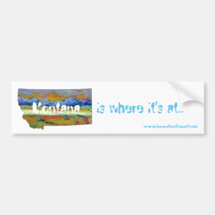 Montana voor je rit. bumpersticker