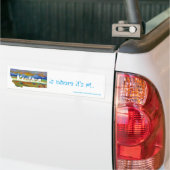 Montana voor je ritje. bumpersticker (Op Truck)
