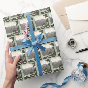 Montana   Welkom bij Big Sky Country Cadeaupapier