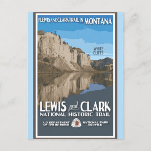  Montana White Cliffs Travel Briefkaart