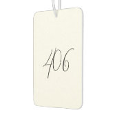 Montana White met zwarte streepjescode luchtverfri Luchtverfrisser (Links)