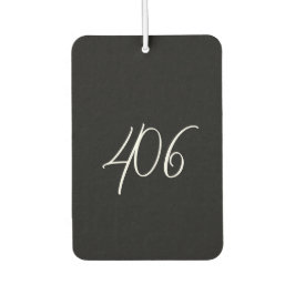 Montana zwart met witte netnummer luchtverfrisser