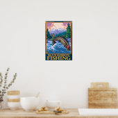 MontanaBlue Ribbon Fly Fishing Poster (Keuken)