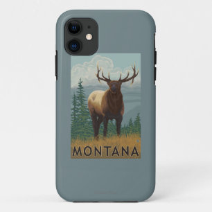 MontanaElk Scene iPhone 11 Hoesje