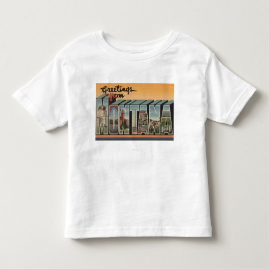 MontanaLarge Letter ScenesMontana Kinder Shirts (Voorkant)