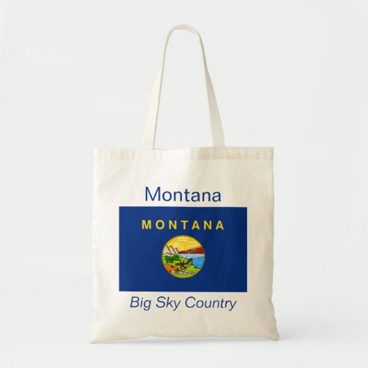 Montanan Flag Bag Tote Bag (Voorkant)