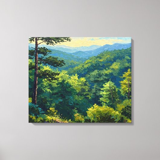 Montane Forest Canvas Afdruk (Voorkant)