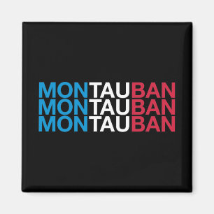 MONTAUBAN Franse vlag Magneet