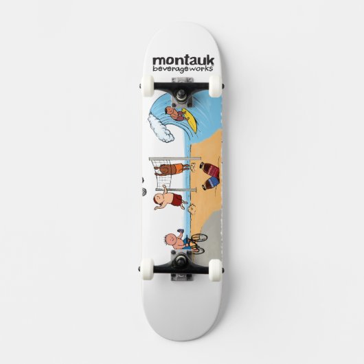 Montauk BeverageWorks Longboard Deck Skateboard (Voorkant)