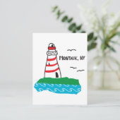 Montauk Lighthouse Briefkaart (Staand voorkant)