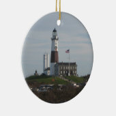 Montauk LIghthouse Holiday Love Ornament (Rechts)