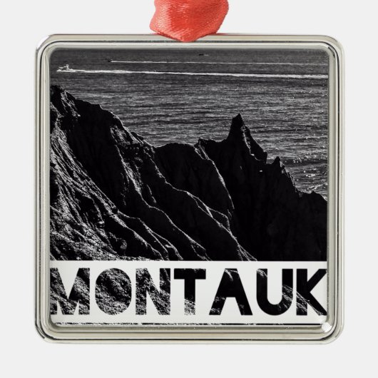 montauk metalen ornament (Voorkant)