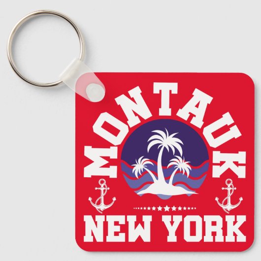 Montauk, New York Sleutelhanger (Voorkant)