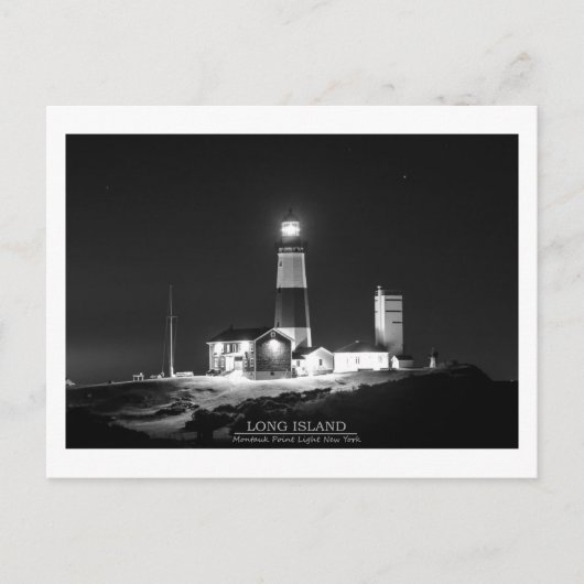 Montauk Point Lighthouse Briefkaart (Voorkant)
