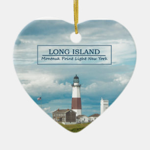 Montauk Point Lighthouse Keramisch Ornament
