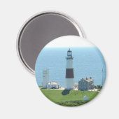 Montauk Point Lighthouse Magneet (Voorkant / Achterkant)