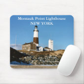 Montauk Point Lighthouse, New York Mousepad Muismat (Met muis)