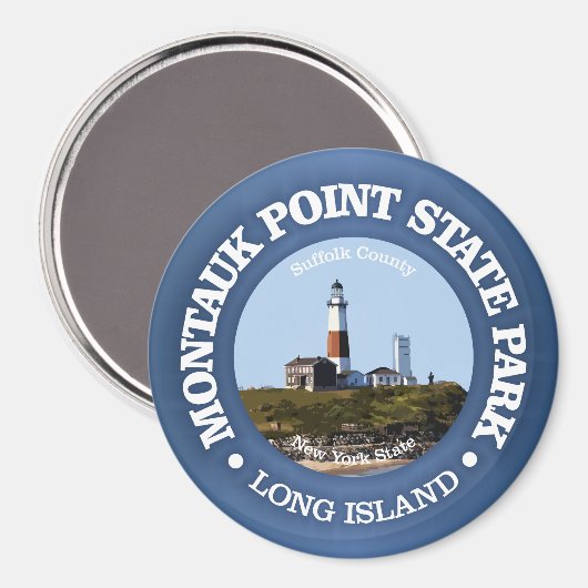 Montauk Point State Park Magneet (Voorkant / Achterkant)