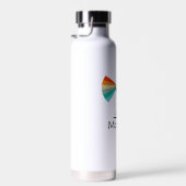 Montauk Point, vuurtoren in New York, regenboog Waterfles (Rechts)