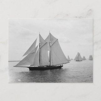 Montauk Sailships (juni.19.1897) Briefkaart