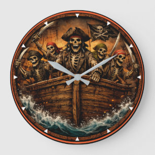 Montauk Salvage Co Piraat Klok