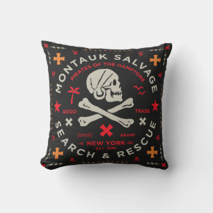 Montauk Salvage Co. Pirate Coussin extérieur