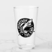 Montauk Salvage Company Shark Glass Glas (Voorkant)