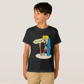 Montauk Surfer Man T-shirt (Voorkant volledig)
